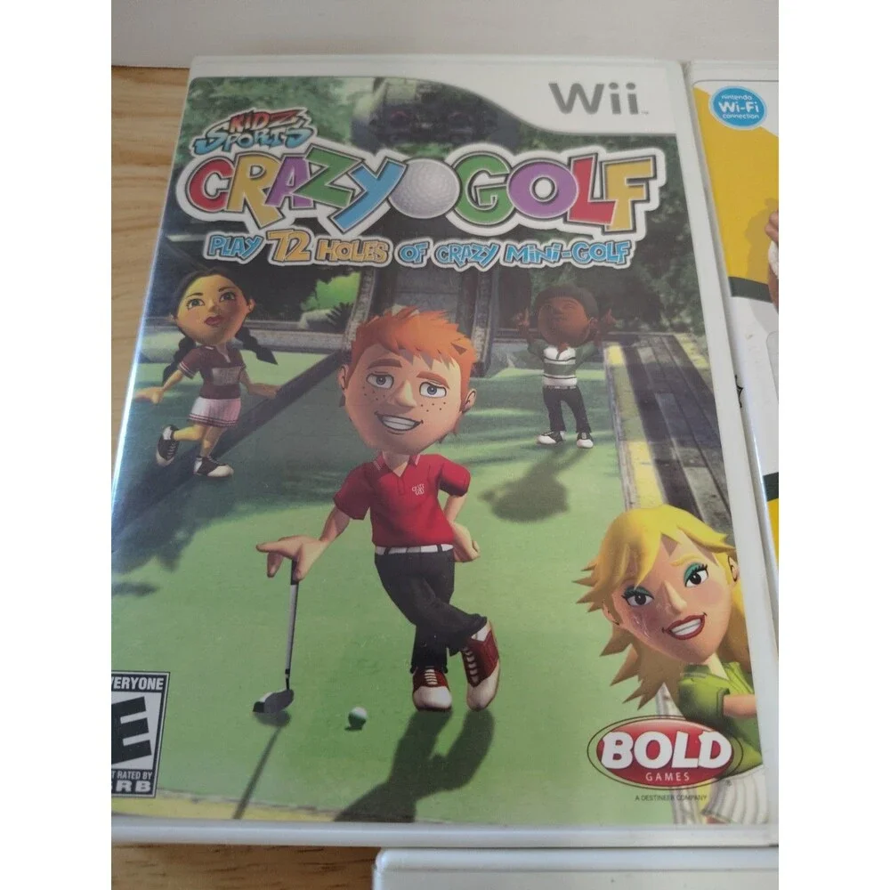 Nintendo Wii Game Lot Of 7 Rayman Madden 09 Golf Smarty Pants Fishing Carnival